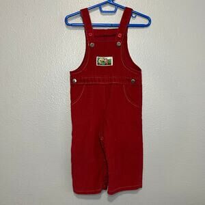 RARE Vintage Sears Winnie The Pooh Corduroy Overalls Kid Walt Disney Perma-Prest